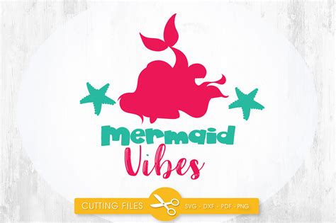 Mermaid Vibes Graphic By Prettycuttables · Creative Fabrica