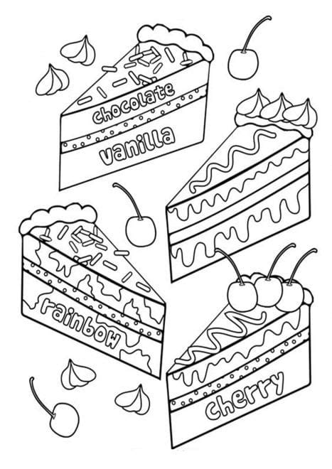 Free And Easy To Print Food Coloring Pages Tulamama