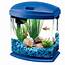 Aqueon MiniBow Blue LED Desktop Fish Aquarium Kit
