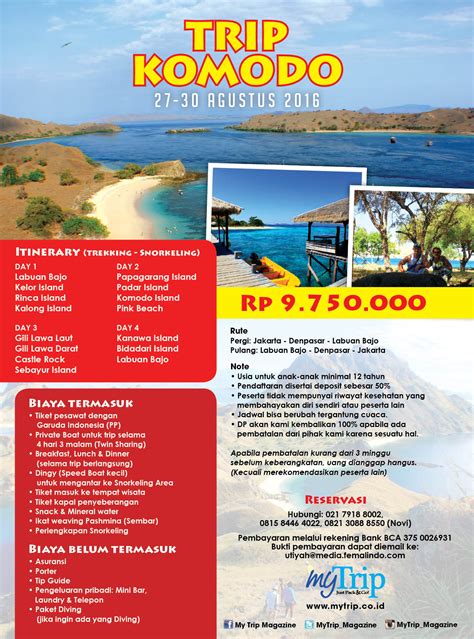 Brosur Paket Wisata Imagesee