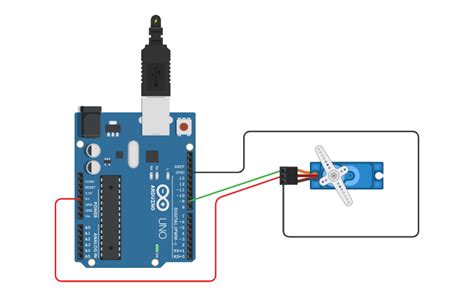 Circuit Design Controlling The Speed Of Servo Motor With Arduino Using