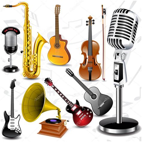 Vector Musical Instruments Stock Vector Image By ©gladcov 4079288