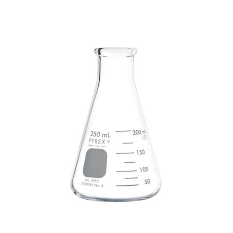Pyrexiwaki Conical Flask Erlenmeyer Flask 250ml Acescientific