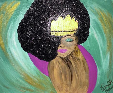 Black Girl Magic Painting By Kem Smith Pixels