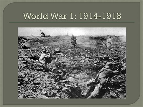 Ppt World War 1 1914 1918 Powerpoint Presentation Free Download