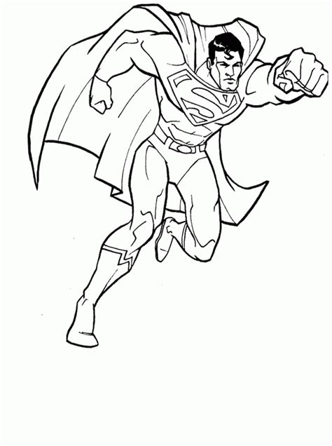 Printable Superman Coloring Pages Coloring Home
