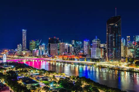 The tide times can also be referred to as tide tables, tides, tide predictions or tide charts. Night Time Areal Image Of Brisbane CBD And South Bank ...