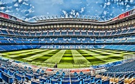 Santiago Bernabeu, 4k, Real Madrid Stadium, Soccer, - Santiago Bernabéu ...