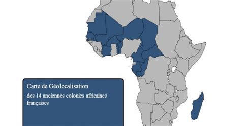 Carte Interactive Les Anciennes Colonies Françaises Dafrique