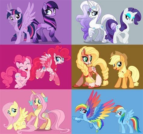 G4 And G5 Love Mlpg5 Mlpg4 My Little Pony Drawing My Little Pony