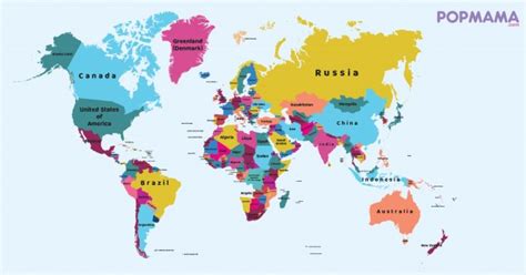 Peta Negara Seluruh Dunia Peta Dunia Lengkap Berikut Ini Pernyataan