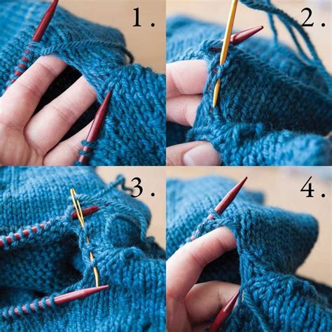 How To Graft Underarm Stitches For Raglan Sweater Sleeves Stranded Knitting Patterns Knit