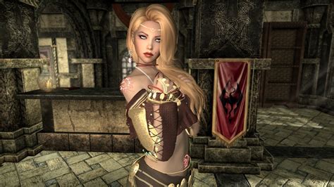 Skyrim Ae Sexy And Beautiful Outfit Mod Khilath For Cbbe Armor