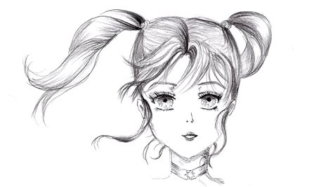 Drawing Desene De Colorat Cu Fete Cute Anime Girl Drawing Tutorial