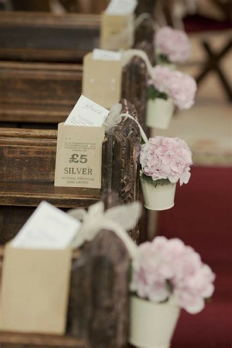 Diy Church Pew Wedding Decorations 2