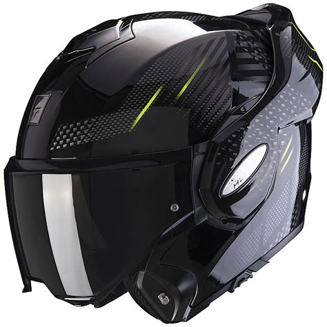 Perfect combination of protection and style. Modular Motorcycle Helmet Scorpion EXO TECH PULSE Glossy ...