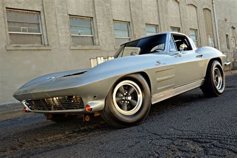 vintage 1963 chevrolet corvette split window coupe racecar hot rod network