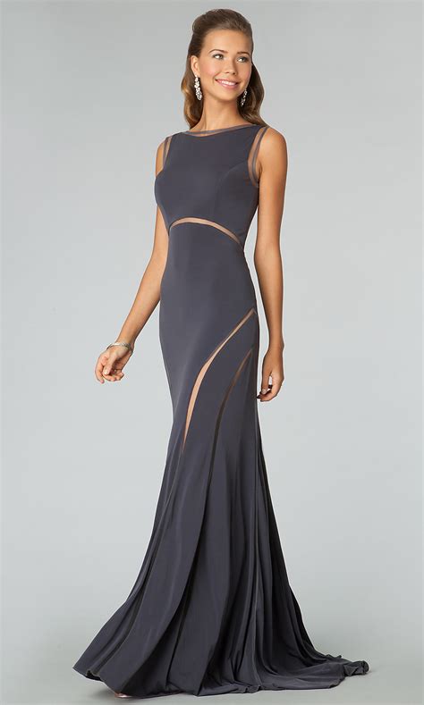 Long Sleeveless Formal Dresses Sexy Prom Evening