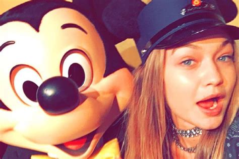 Gigi Hadids Trip To Disneyland Made All Of Her Birthday Wishes Come