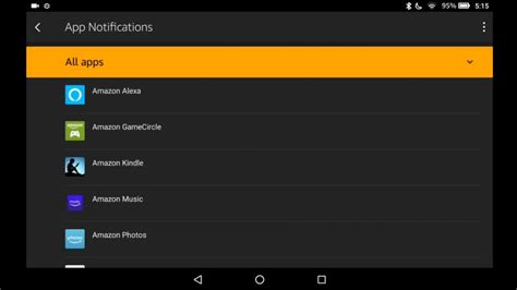 Amazon Fire Tablet Block Or Customize App Notifications Youtube