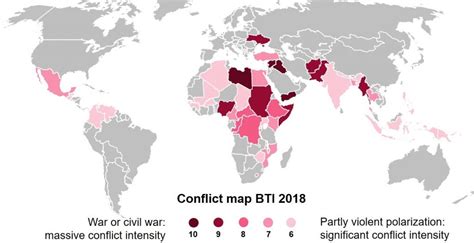 Peace On Earth Conflict Intensity On The Rise Worldwide Bti Blog