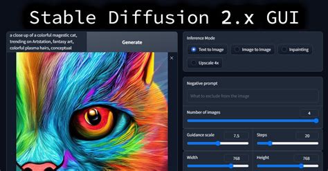 Depth2img Support Added To Stability Ais Stable Diffusion V 21 Web Ui