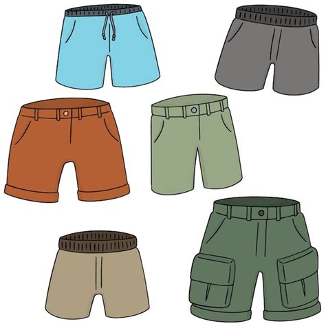 Premium Vector Set Of Shorts