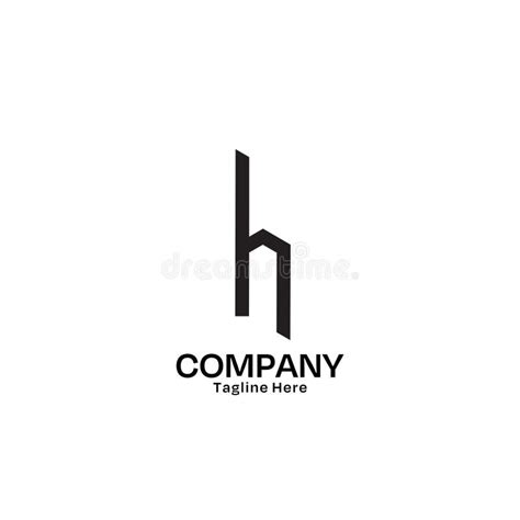 Letter H Company Logo Design Template Stock Vector Illustration Of