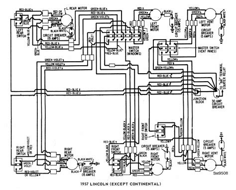 Lincoln zephyr fuse diagram wiring diagrams schematics. Lincoln (Except Continental) 1957 Windows Wiring Diagram | All about Wiring Diagrams