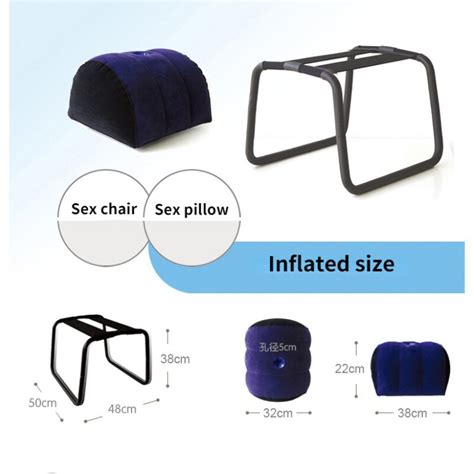 Pleasure Elastic Sex Love Chair With Inflatable Love Pillow Sexual Positions Assistance Chairs