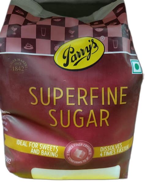 White Refined Parrys Superfine Sugar Crystal Packaging Size 1 Kg At