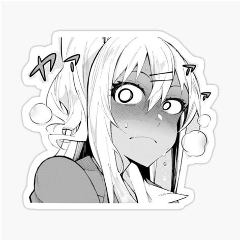 Gal Gohan Okazaki Miku Gyaru Sticker Sticker By Honeysstickers