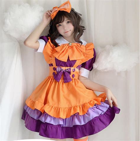 Halloween Costume Cos Maid Costume Witch Party Costume Soft Sister