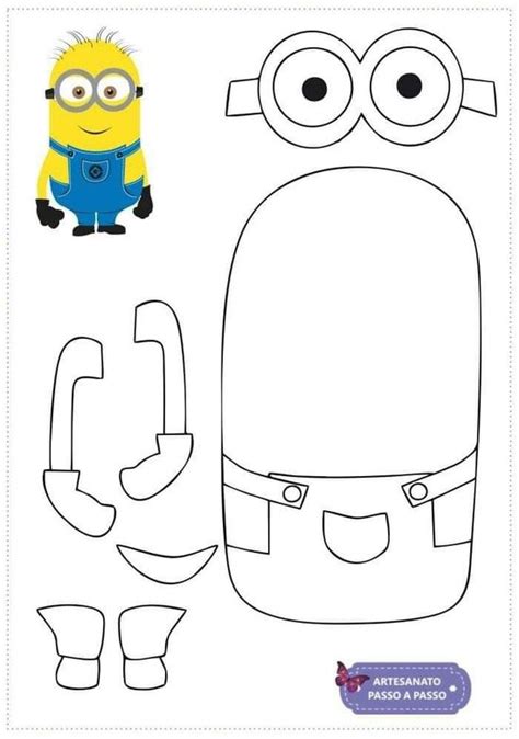 Printable Cut Out Minion Template