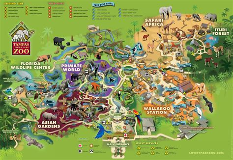 Lowry Park Zoo Map Verjaardag Vrouw 2020