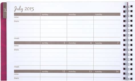 Mead Organizher® 2015 2016 Monthly Planner Large Monthly Planner