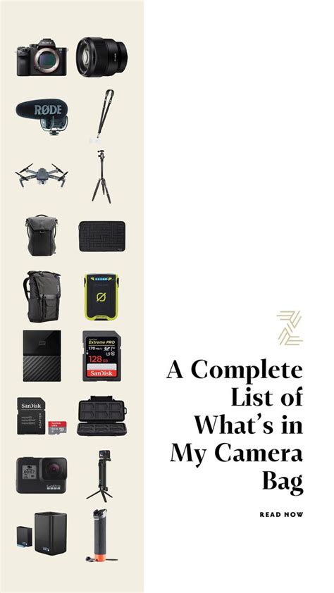 A Complete List Of Whats In My Camera Bag — Jessica Zimmerman Camera