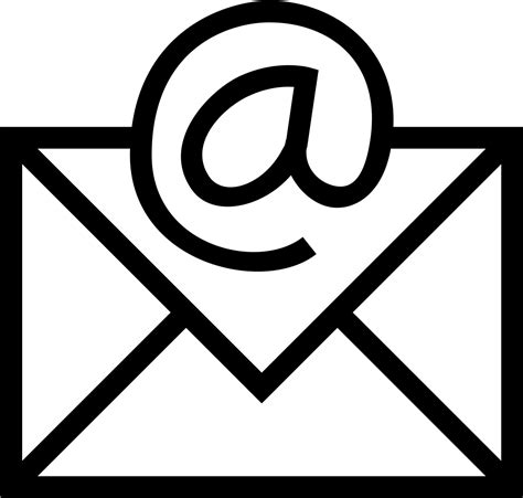 Free Black And White Email Icon Download Free Black And White Email Icon Png Images Free