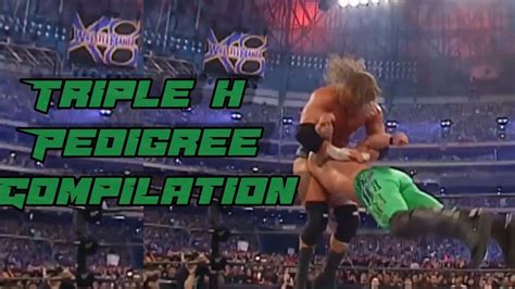 Greatest Triple H Pedigree Compilation Youtube