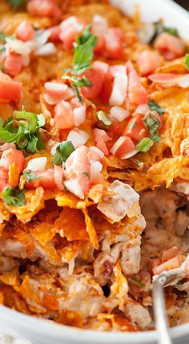 Mexican dorito chicken casserole is layered with crushed doritos, chicken, cheese, and corn in a creamy sauce that creates a delicious quick and easy dinner your whole family will love! Dorito chicken casserole | Spicy recipes, Dorito casserole ...
