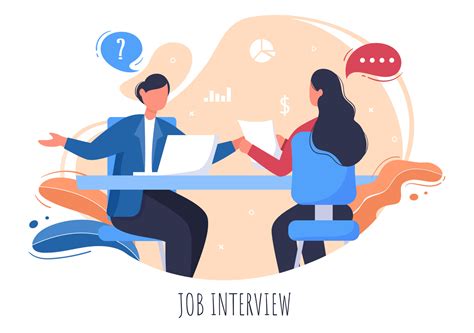 Job Interview Meeting Candidate And Hr Manager Idea Of Employment And