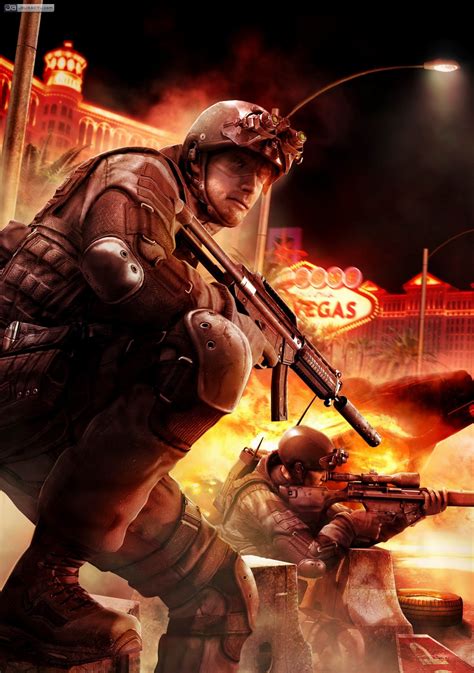 Vegas, we were as happy as tom clancy's accountant when we heard that the developers were making a return trip to the glitzy. Artworks Tom Clancy's Rainbow Six : Vegas