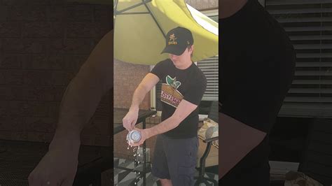 And, of course, calling for periodic shotguns throughout the you could use almost anything to punch a hole in the beer can. Beer shotgun - YouTube