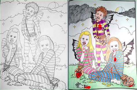 Adults Did Coloring Books For Children And Results Could Not Be More