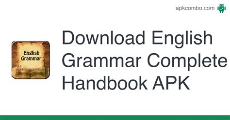 English Grammar Complete Handbook Apk 10 Android App Download