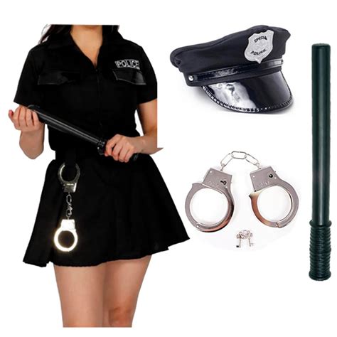 Fantasia Policial Feminina Adulta Acessórios Cosplay Elo7