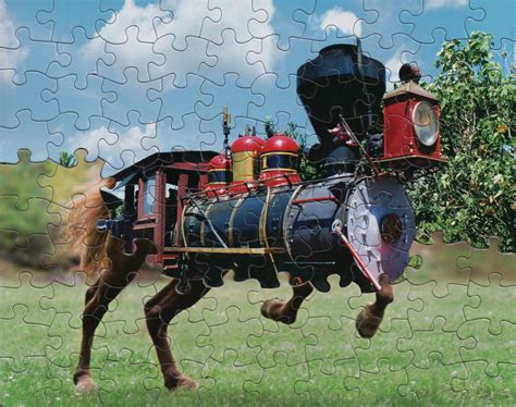 This Artist Uses Jigsaw Puzzles With The Same Die Cut Pattern To Make