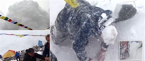 Video Of Mount Everest Avalanche Emerges After Nepal Earthquake Nepal