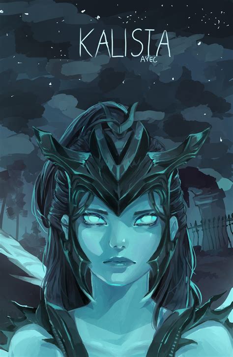 Kalista Portrait Wallpapers And Fan Arts League Of Legends Lol Stats