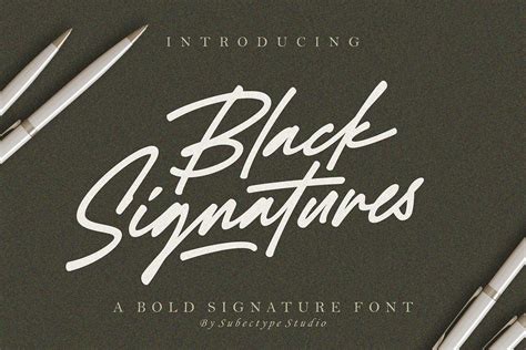 Black Signatures Signature Font Creative Market